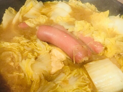 残ったカレーで！簡単カレー鍋